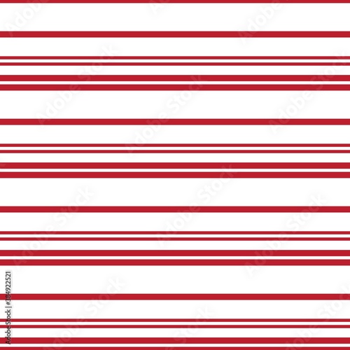 Red Stripe seamless pattern background in horizontal style