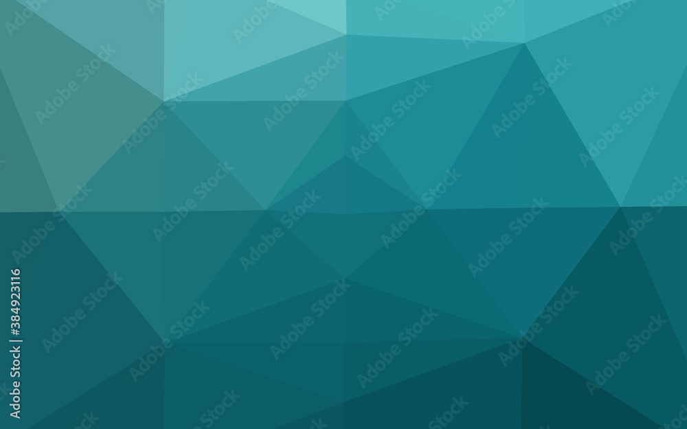 Light BLUE vector low poly cover.