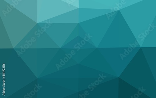 Light BLUE vector low poly cover.