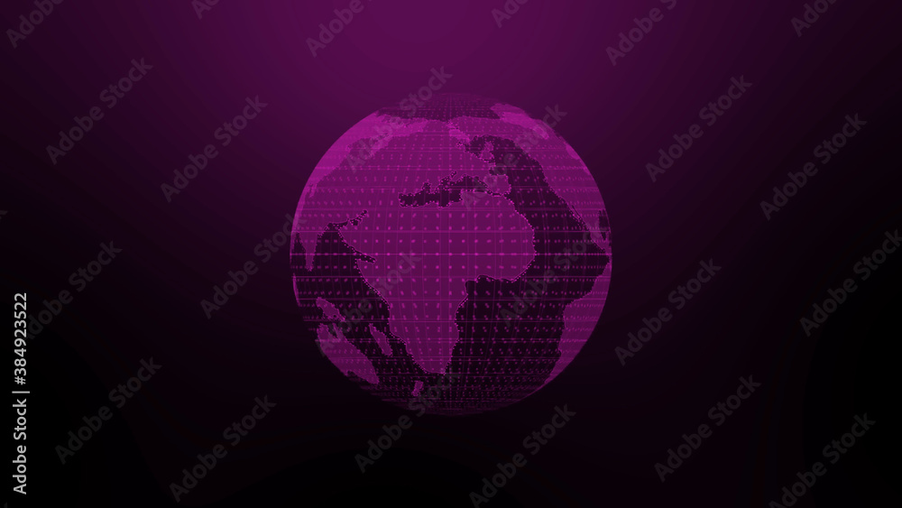 New pink color 3d planet image, Background 3d earth New pink color 3d planet image, Background 3d earth