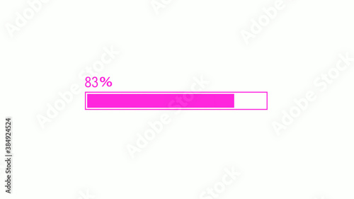 Free Download New pink color waiting loading bar on white background, Loading bar - GFXLoad