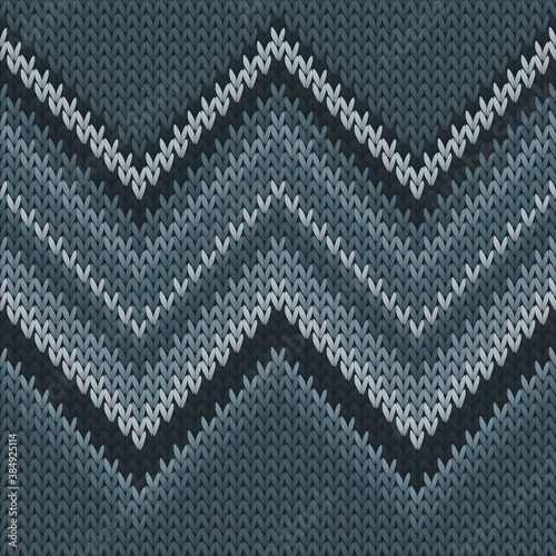 Cotton zig zal lines knit texture geometric 