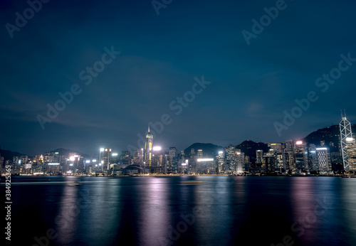 Cityscape at Victoria Harbour in Hong Kong