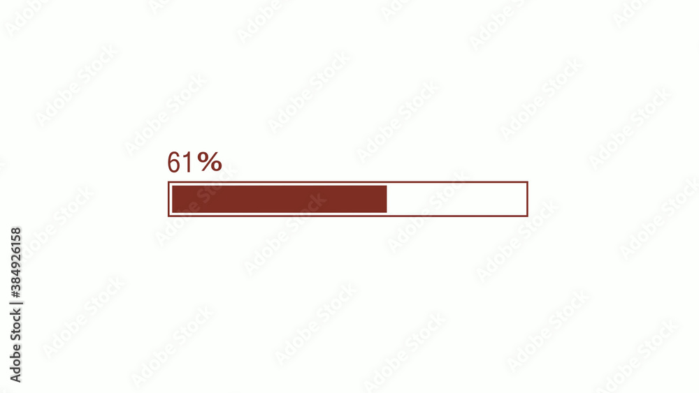 New red dark waiting loading bar icon on white background, Waiting loading bar image New red dark waiting loading bar icon on white background, Waiting loading bar image