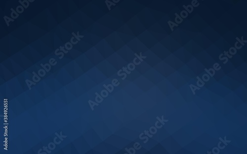 Dark BLUE vector abstract mosaic pattern.