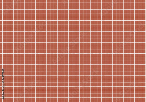 Small scales of white grid on light brown tone background for simple decoration seamless pattern and making cool banner on page and cover