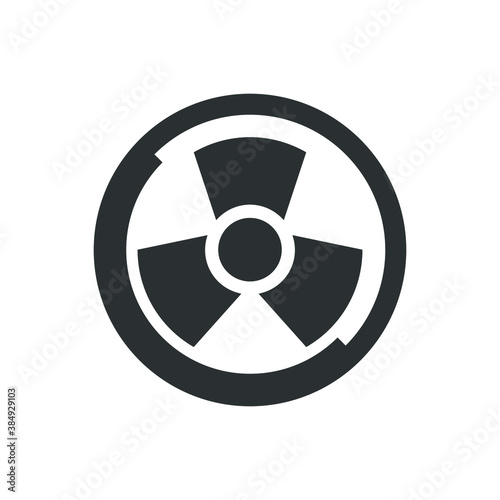 Nuclear sign icon
