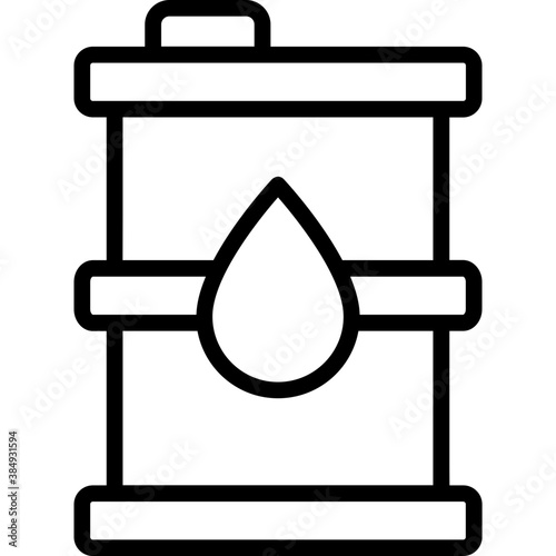 line icon for oil tank