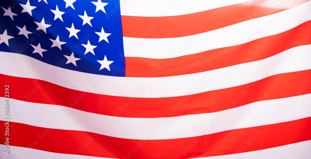 Closeup of American flag Closeup of American flag