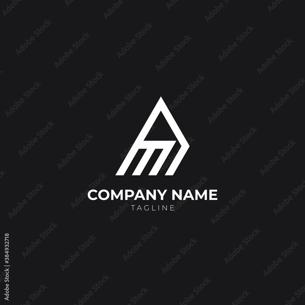 Lettermark, A alphabet logo vector for awesome bussines, company, startup or corporation identity