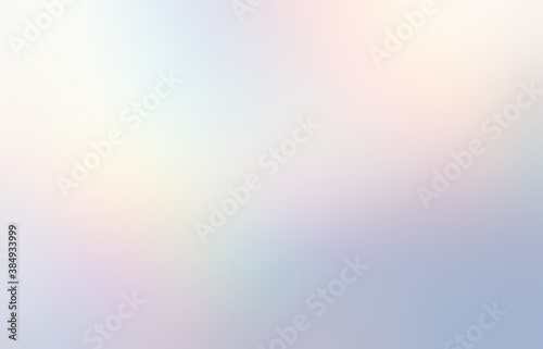 Holographic pastel defocus stripes pattern. Wonderful rainbow gradient light empty background. Luxury polished texture. photo