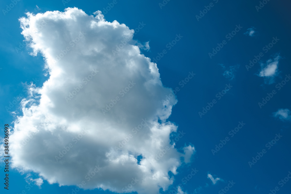 Blue sky with clouds. background Blue sky with clouds. background