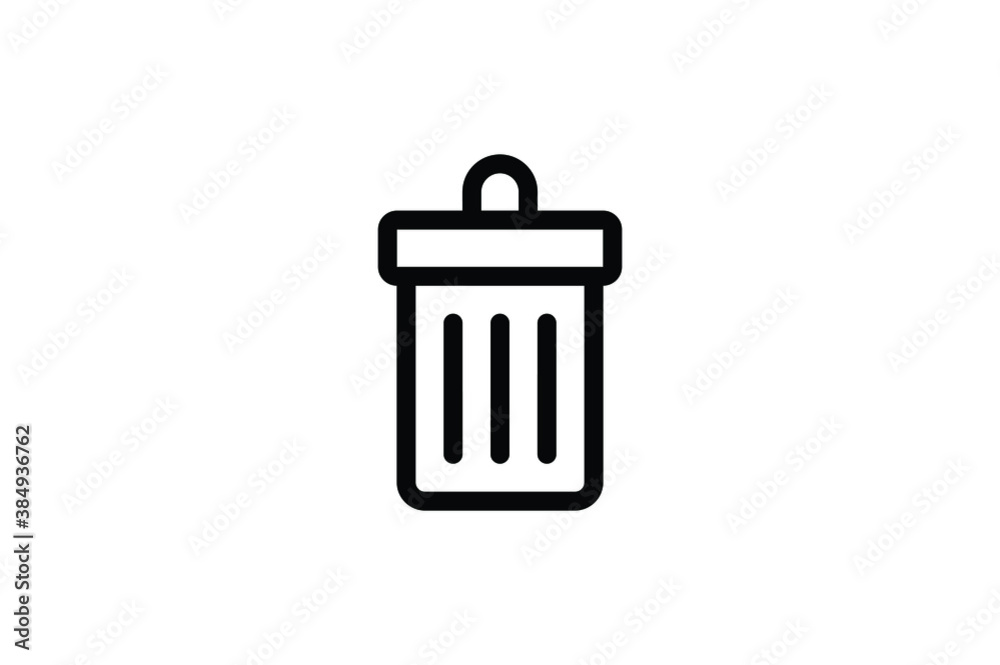 Ecology Outline Icon - Waste Ecology Outline Icon - Waste