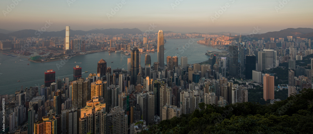 Lugard Road is a road located on Victoria Peak. Located some 400 metres above sea level, the road is a popular walking path & is known for spectacular vistas over Victoria Harbour.