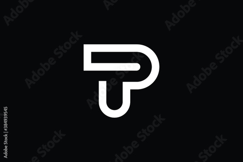TP letter logo design on luxury background. PT monogram initials letter logo concept. TP icon design. PT elegant and Professional letter icon design on black background. T P PT TP
