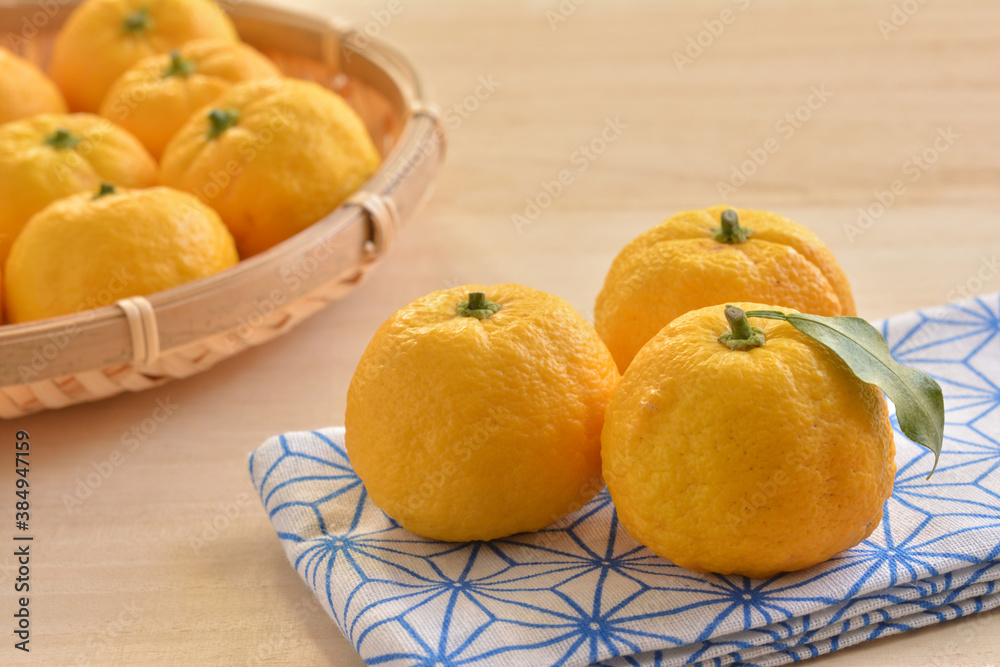 ゆず Stock Photo Adobe Stock