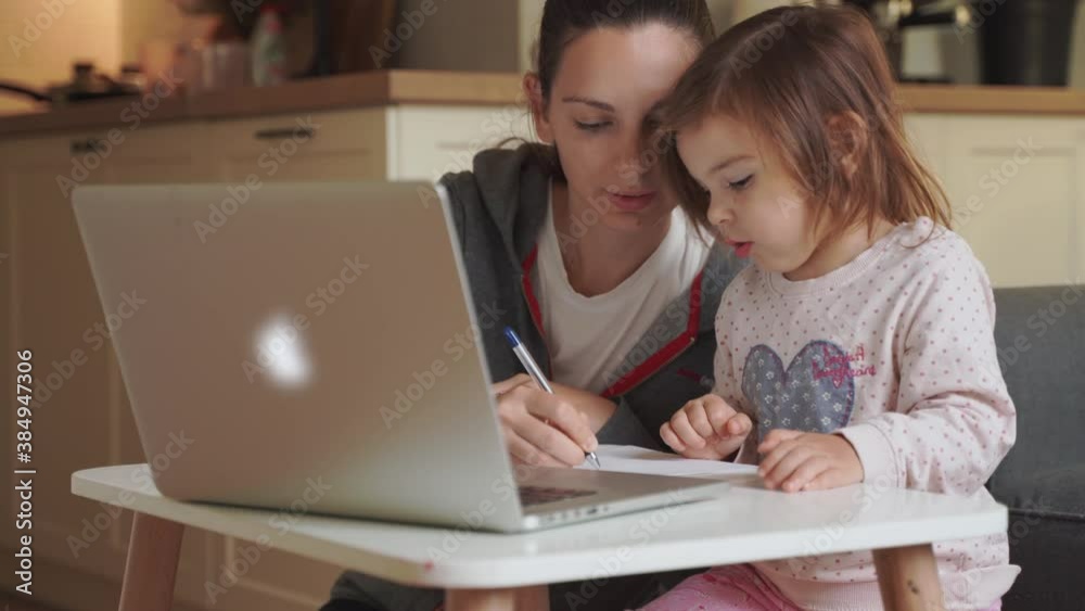 Home office. Coronavirus lockdown. Online education. Online class. Home school. Coronavirus quarantine. Online remote learning. School kid. Home office. Coronavirus lockdown. Online education. Online class. Home school. Coronavirus quarantine. Online remote learning. School kid.