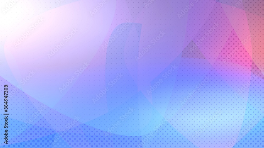 Blue purple and pink abstract background with organic shapes and halftone pattern Blue purple and pink abstract background with organic shapes and halftone pattern