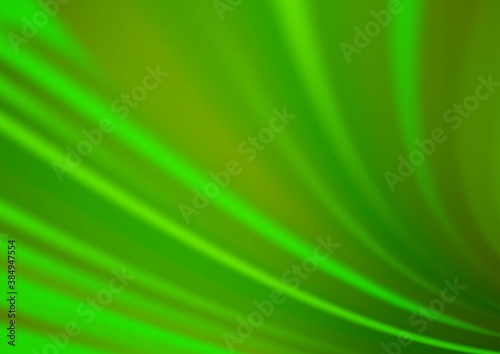 Light Green vector abstract bokeh pattern.