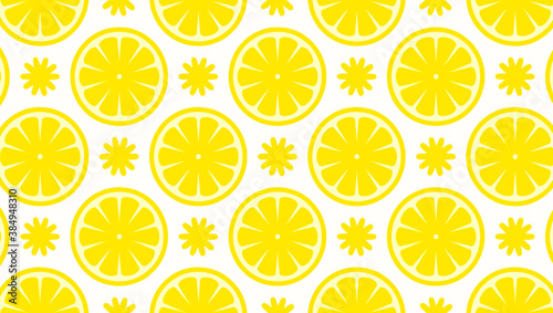 A fresh lemon pattern background