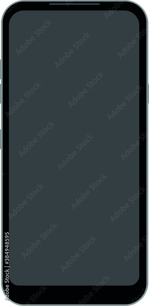 vector smartphone phone flat screen