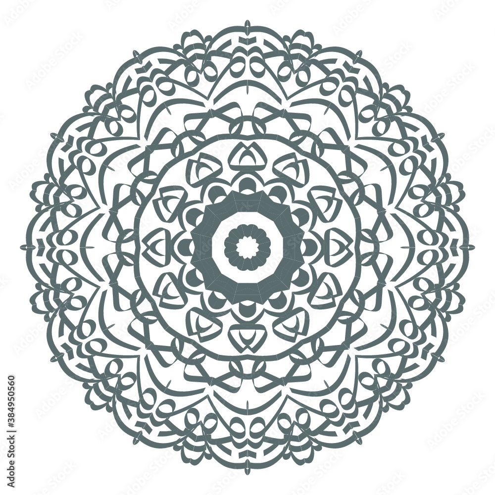 Circular Mandala Pattern Background Design Shape for style for Wedding card, book cover,print, poster, cover, brochure, flyer, banner