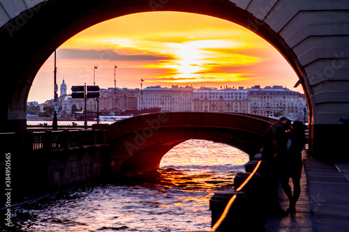 The Arch over the Winter Canal, Saint Petersburg