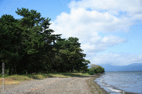 Fototapeta Naklejka Na Ścianę i Meble -  琵琶湖　湖西