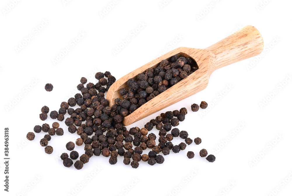 black pepper isolated on white background black pepper isolated on white background