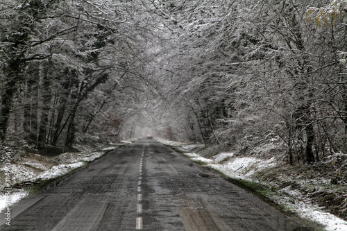 road in winter © jeanluc