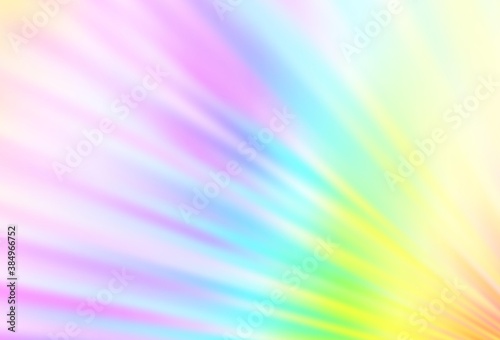 Light Multicolor, Rainbow vector pattern with narrow lines.