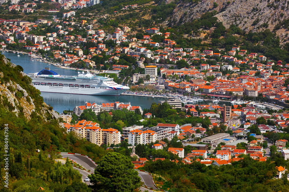 Naklejka premium Kotor Bay - Montenegro