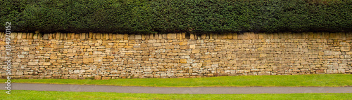 Cotswold stone dry wall banner