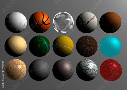 球体のテクスチャ