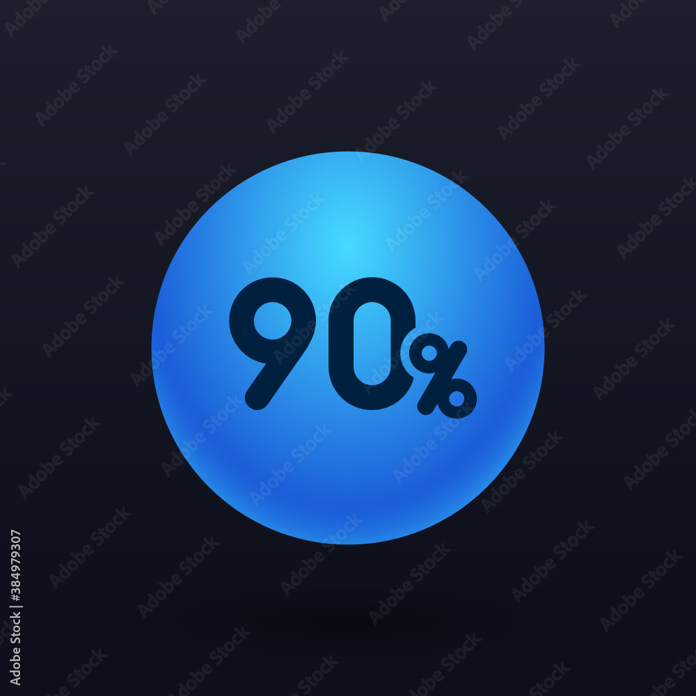 90% - Button 90% - Button