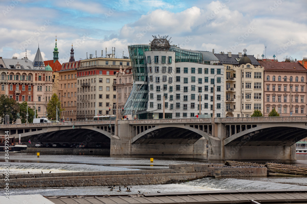View of the dancing house