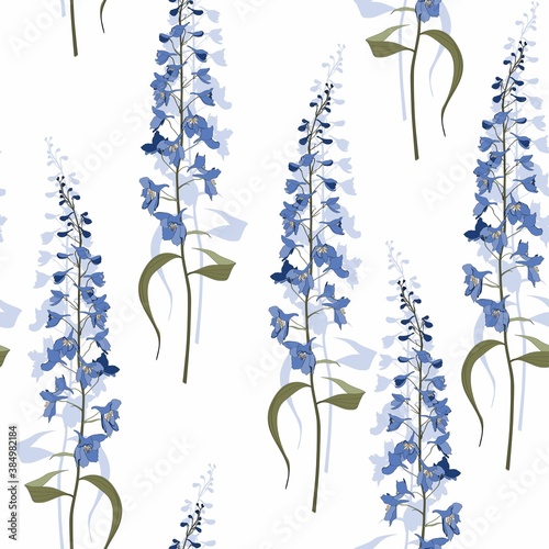 Obraz na plátně Floral seamless pattern
