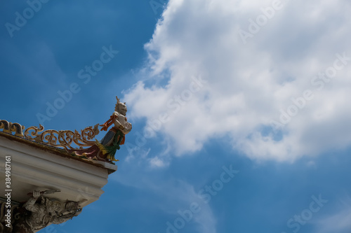 Wat Pariwas is an amazing and beautiful temple in Bangkok,Thailand. photo