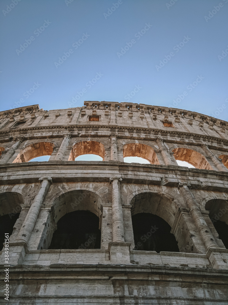Obraz premium Сolosseum Amphitheatrum Flavium Rome Italy