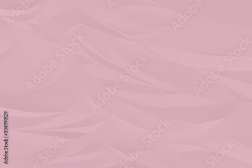 crumpled pink paper background close up