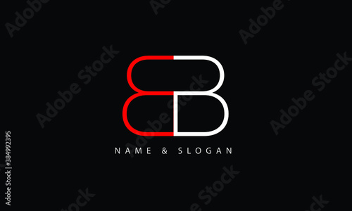 BB, B abstract letters logo monogram