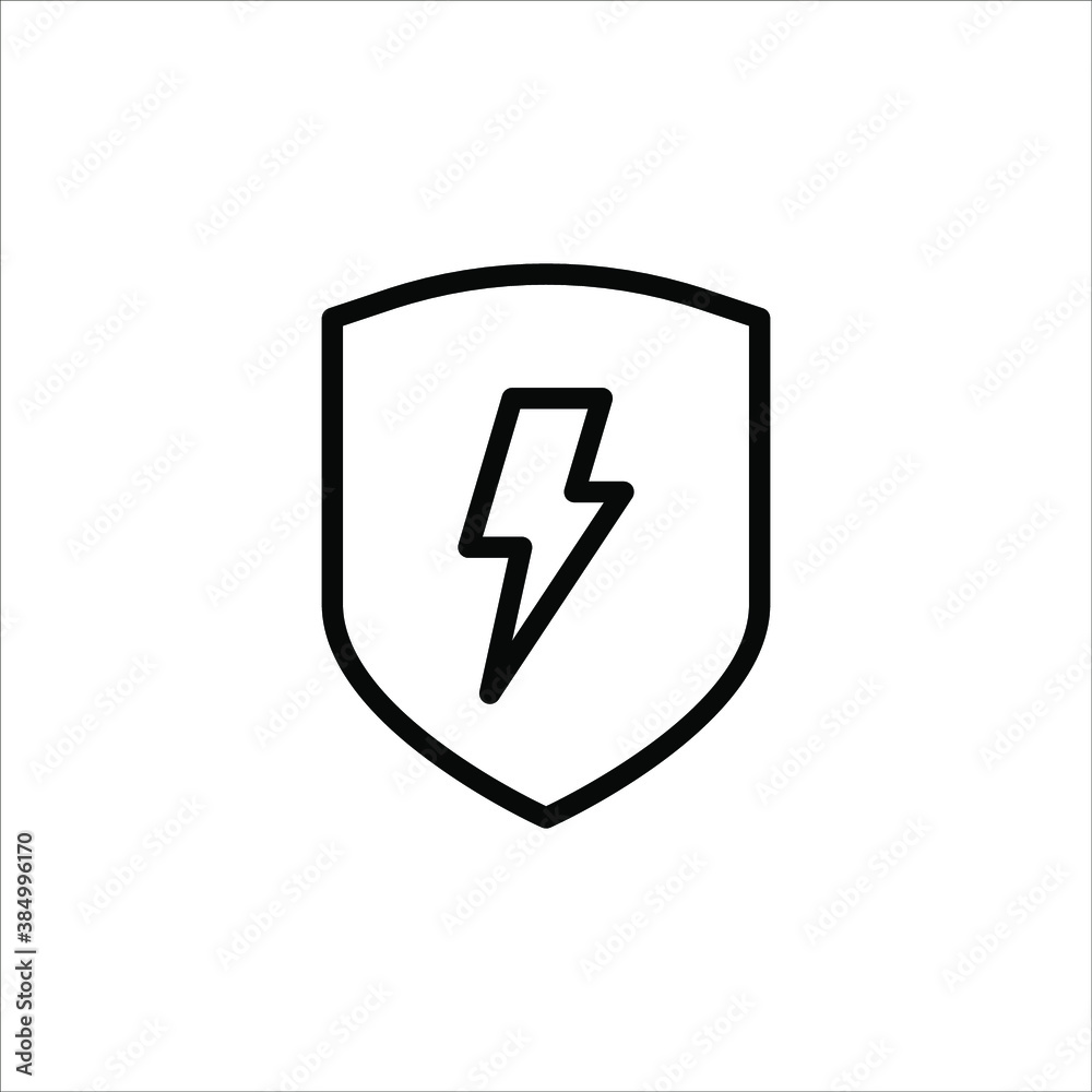 protective icon, shield icon on a white background protective icon, shield icon on a white background