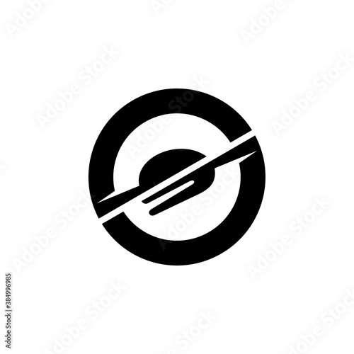 Dining logo template