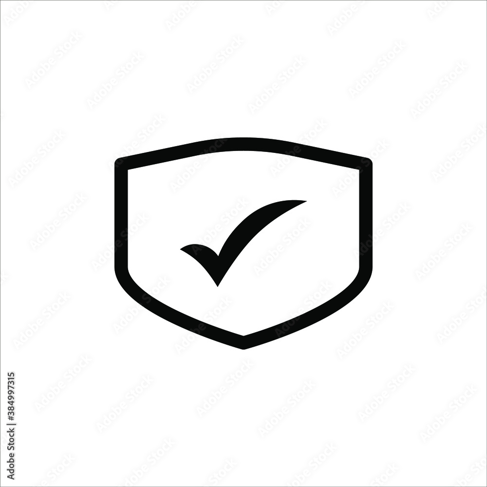 protective icon, shield icon on a white background protective icon, shield icon on a white background