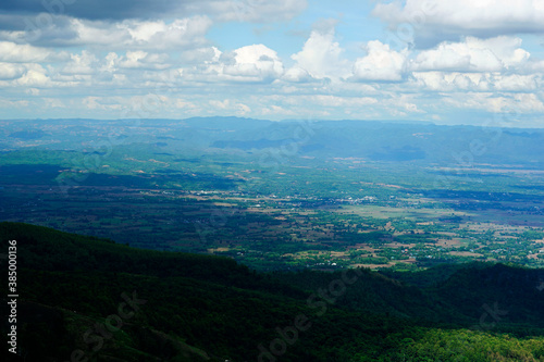 view from the top of the mountain