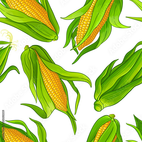 corn vector pattern