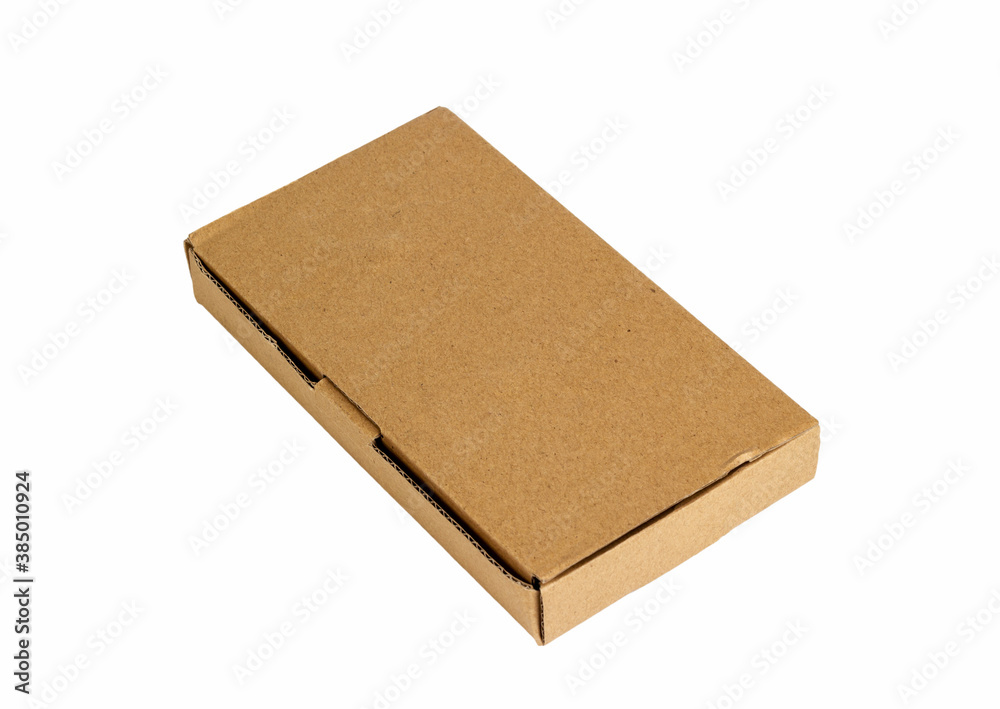 Cardboard box isolated on a white background. Cardboard box isolated on a white background.