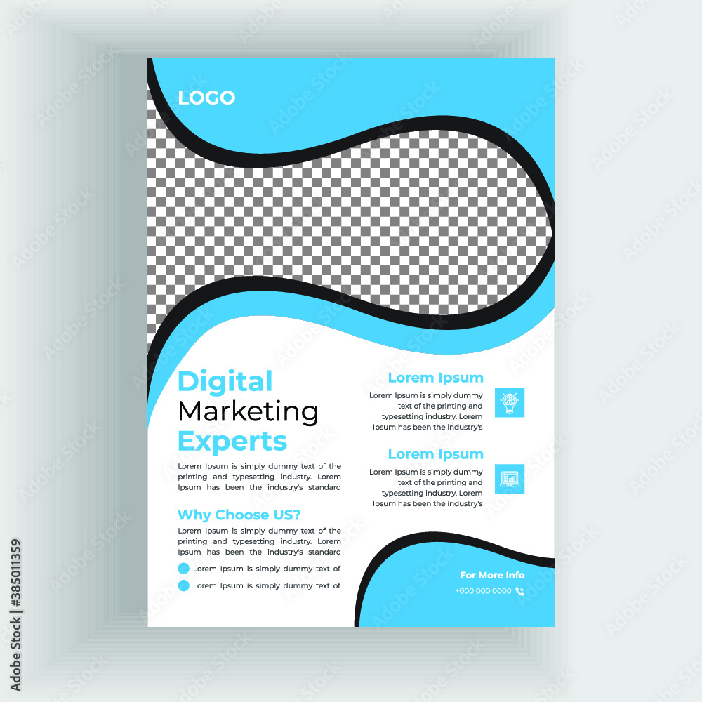 Creative business company modern professional a4 flyer leaflet design Creative business company modern professional a4 flyer leaflet design