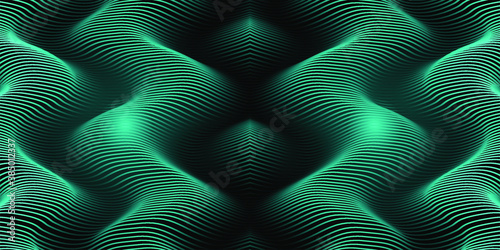 Seamless wavy stripes pattern. Abstract fashion wave design. Geometric wave texture. Graphic styles for wallpaper, wrapping, fabric, backgrounds, apparel, other print production. Vector