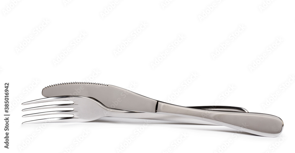 Cutlery set. Fork, knife. Isolated on white background. Cutlery set. Fork, knife. Isolated on white background.